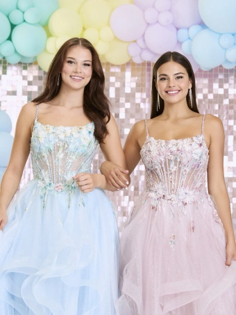 Tiffanys Feodora #5 Light Blue Mauve frontface vertical cropped thumbnail