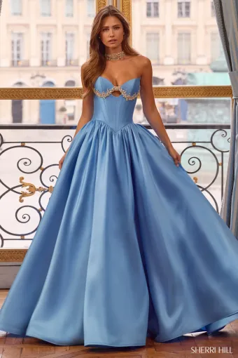 Sherri Hill 58161 $5 Periwinkle vertical thumbnail