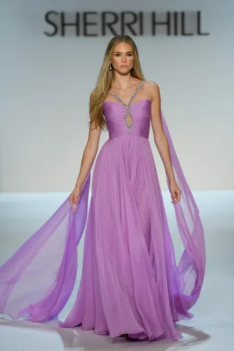 Sherri Hill 58315 $0 default Violet frontface vertical thumbnail