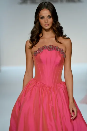 Sherri Hill 67229 $1 Coral vertical thumbnail