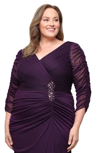 Alex Evenings #84321056 #3 Eggplant frontface vertical cropped thumbnail