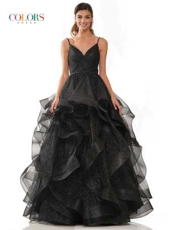 Colors Dress 2381 #18 Black frontface vertical thumbnail