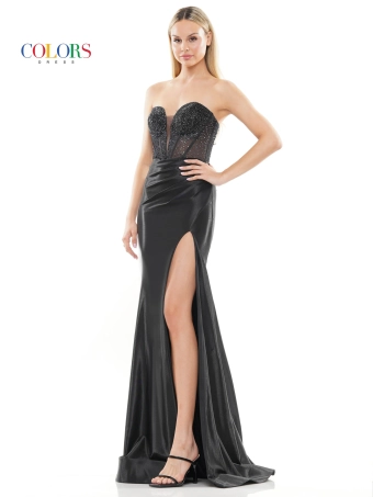 Colors Dress 3138 #1 Black frontface vertical thumbnail
