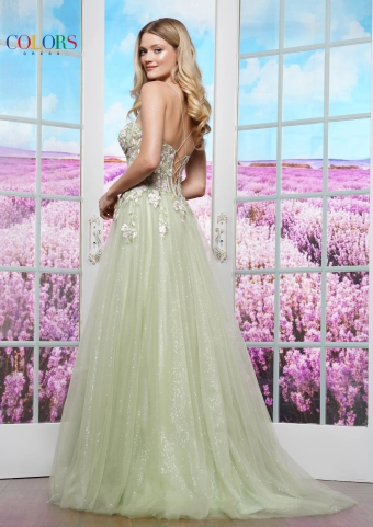 Colors Dress 3496 #4 Sage backface vertical thumbnail