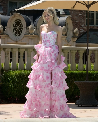 Colors Dress 3836 #1 Hot Pink frontface vertical thumbnail