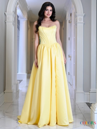 Colors Dress 3997 #3 Yellow frontface vertical thumbnail