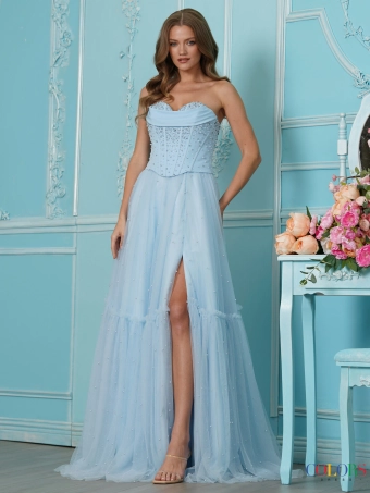 Colors Dress 4003 #2 Blue frontface vertical thumbnail