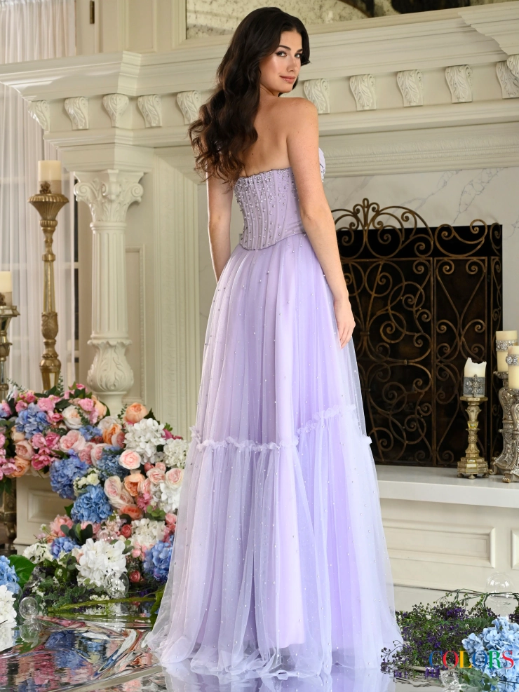 Colors Dress Style #4003 #3 default Lilac backface vertical picture
