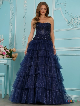 Colors Dress 4024 #0 default Navy frontface vertical thumbnail