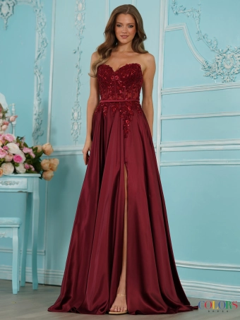 Colors Dress 4025 #1 Wine frontface vertical thumbnail