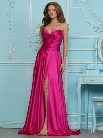 Colors Dress 4026 #1 Fuchsia frontface vertical thumbnail