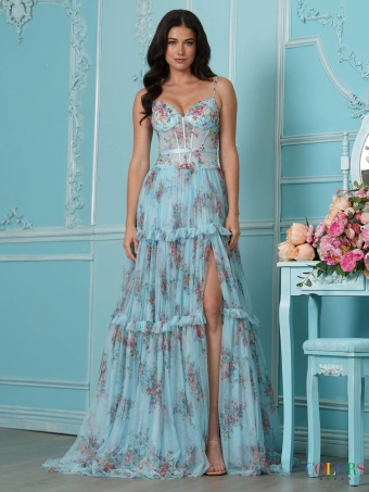 Colors Dress 4032 #1 Tiffany frontface vertical thumbnail