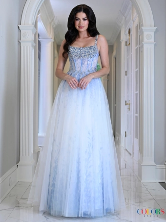 Colors Dress 4033 #0 default Baby Blue frontface vertical thumbnail