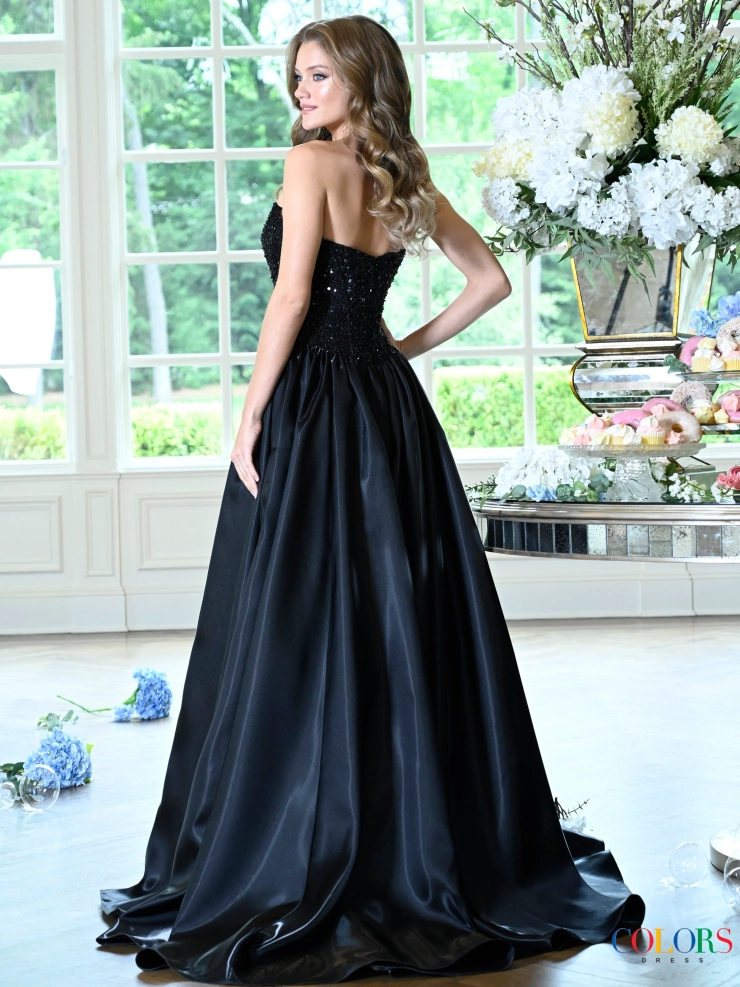Colors Dress Style #4034 #2 default Black backface vertical picture