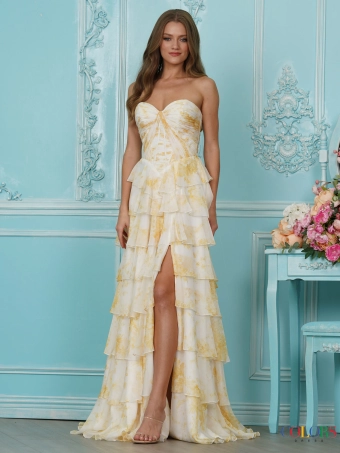 Colors Dress 4038 #1 Yellow frontface vertical thumbnail