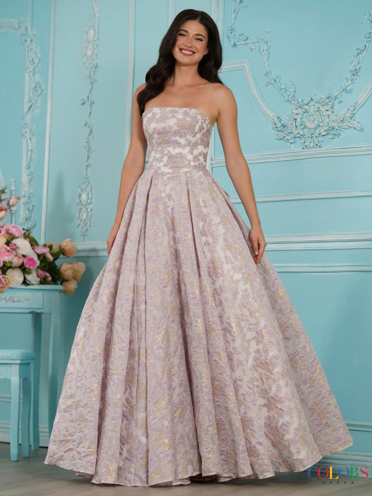 Colors Dress Style #4039 #1 Lilac frontface vertical picture