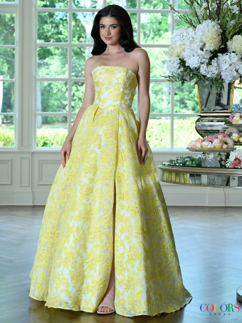 Colors Dress 4039 #0 default Yellow frontface vertical thumbnail