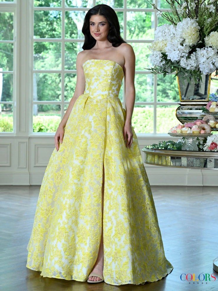 Colors Dress Style #4039 #0 default Yellow frontface vertical picture