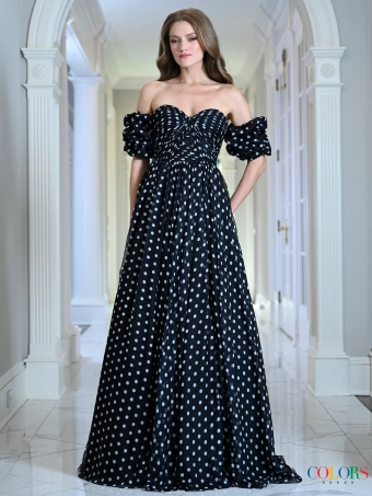 Colors Dress 4053 #0 default Black frontface vertical thumbnail