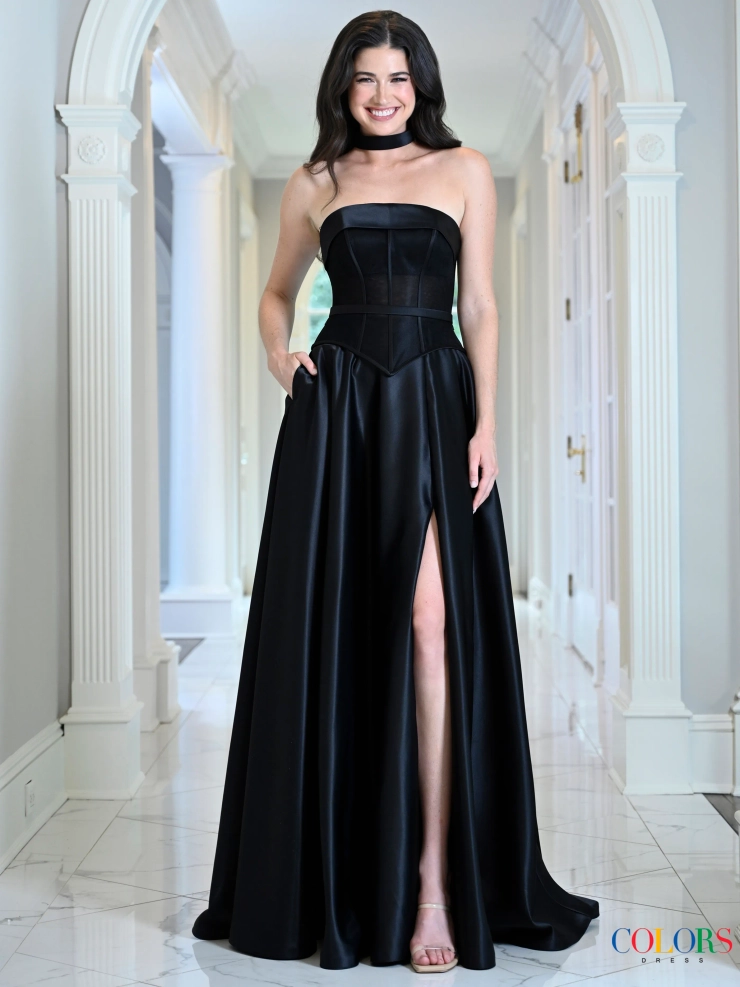 Colors Dress Style #4056 #0 default Black frontface vertical picture