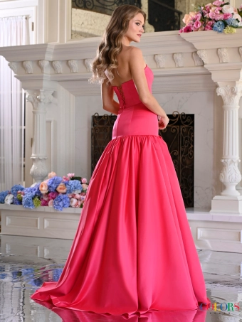Colors Dress 4058 #4 default Hot Pink backface vertical thumbnail