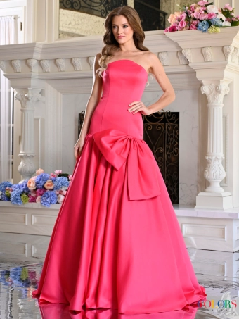 Colors Dress 4058 #0 default Hot Pink frontface vertical thumbnail