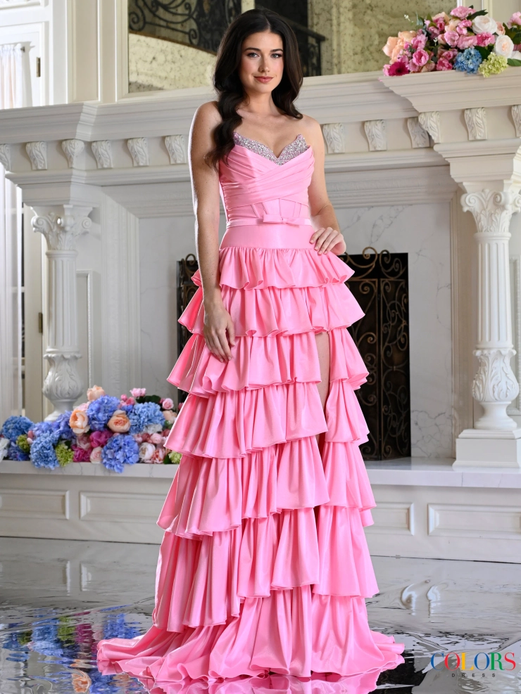 Colors Dress Style #4061 #0 default Pink frontface vertical picture