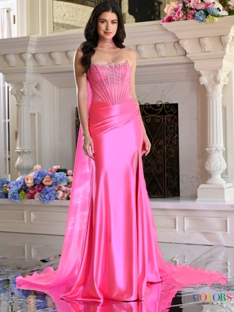 Colors Dress 4067 #0 default Hot Pink frontface vertical thumbnail