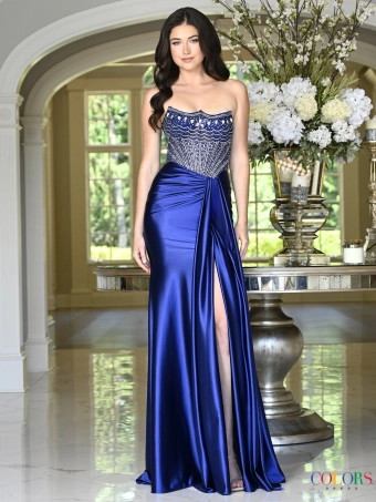 Colors Dress 4080 #0 default Blueberry frontface vertical thumbnail