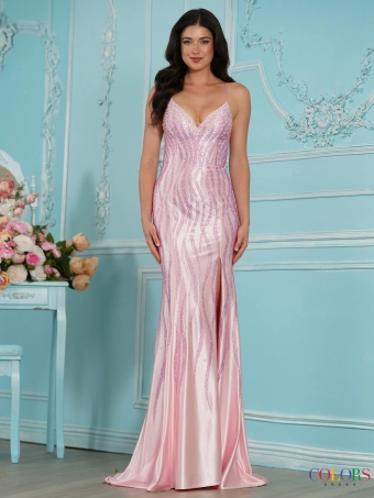 Colors Dress 4087 #2 Pink frontface vertical thumbnail