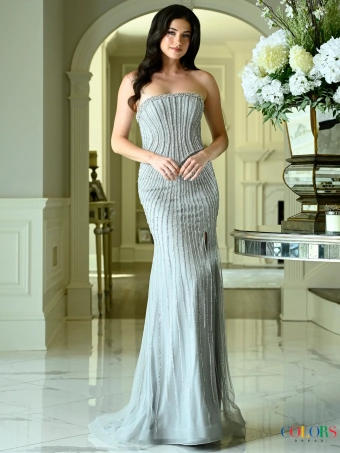 Colors Dress 4107 #0 default Silver frontface vertical thumbnail