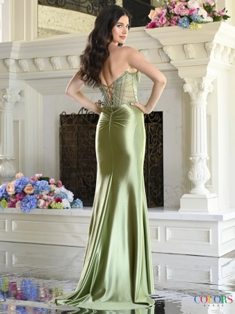 Colors Dress 4132 #2 Sage backface vertical thumbnail
