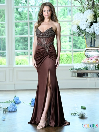 Colors Dress 4135 #0 default Brown frontface vertical thumbnail