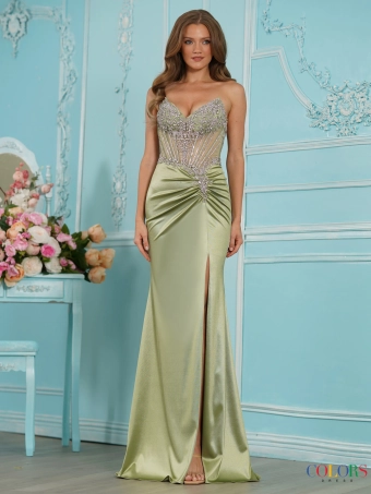 Colors Dress 4135 #4 Sage frontface vertical thumbnail