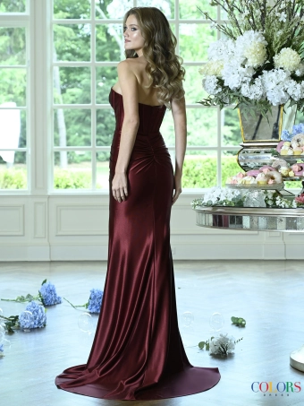 Colors Dress 4144 #5 default Wine backface vertical thumbnail