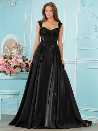 Colors Dress 4150 #2 Black frontface vertical thumbnail