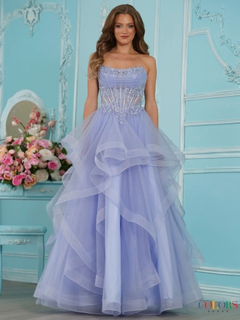 Colors Dress 4151 #2 Peri frontface vertical thumbnail