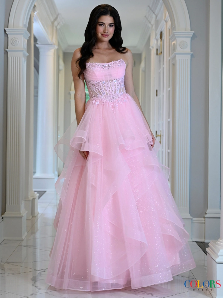 Colors Dress Style #4151 #0 default Pink frontface vertical picture