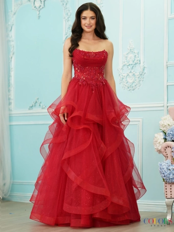 Colors Dress 4151 #1 Red frontface vertical thumbnail