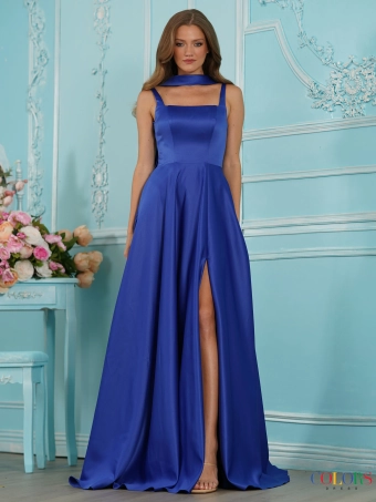 Colors Dress 4157 #0 default Royal frontface vertical thumbnail