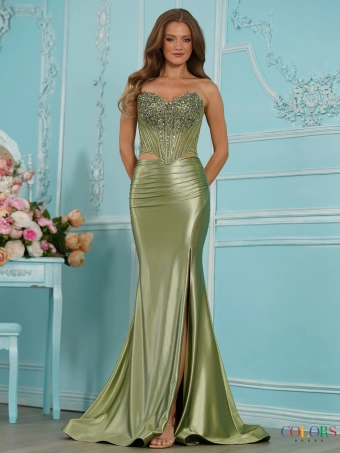 Colors Dress 4161 #2 Sage frontface vertical thumbnail