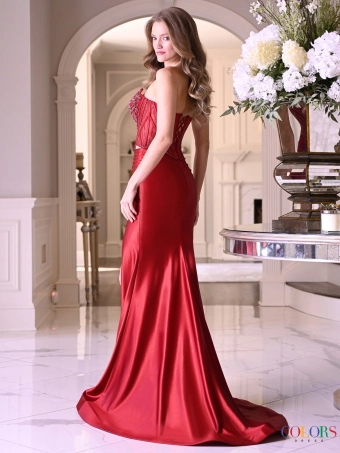 Colors Dress 4161 #3 default Wine backface vertical thumbnail