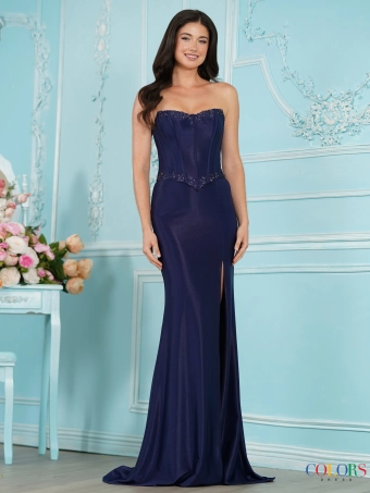 Colors Dress 4166 #1 Navy frontface vertical thumbnail
