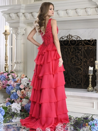 Colors Dress 4177 #2 default Watermelon backface vertical thumbnail