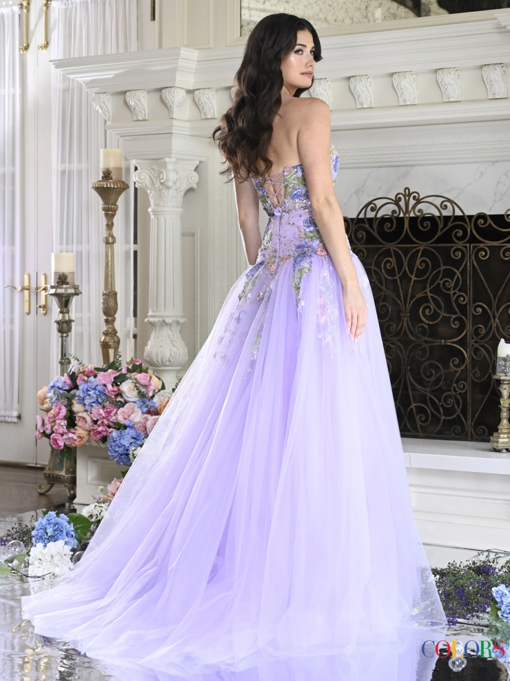 Colors Dress Style #4199 #3 default Lavender backface vertical picture