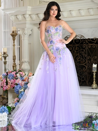 Colors Dress 4199 #2 Lavender frontface vertical thumbnail