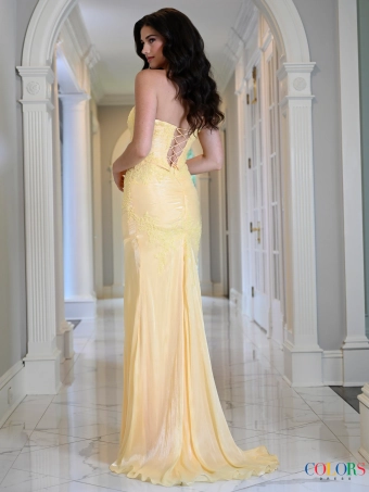 Colors Dress 4213 #4 default Yellow backface vertical thumbnail