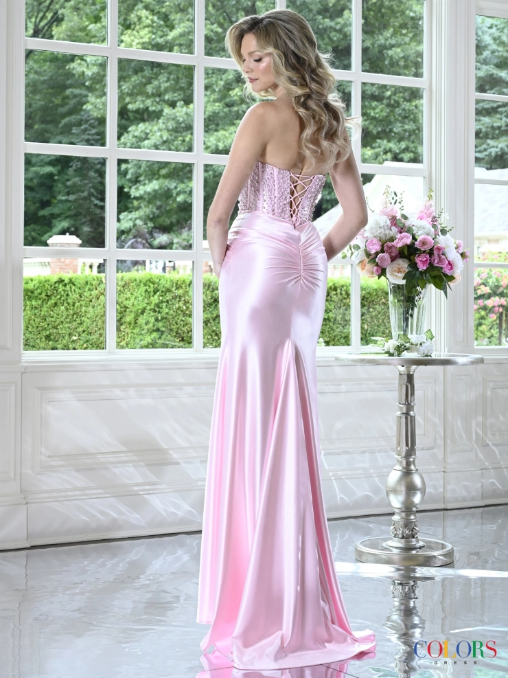 Colors Dress Style #4240 #3 default Pink backface vertical picture