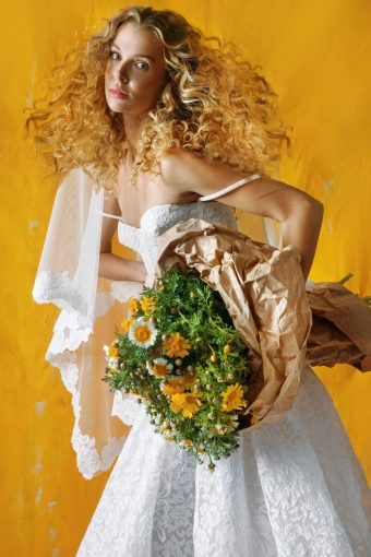 Yellow by Sahar Doroti Unfolding #2 frontface vertical cropped thumbnail