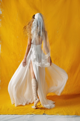 Yellow by Sahar Hollow Bloom #2 default backface vertical thumbnail